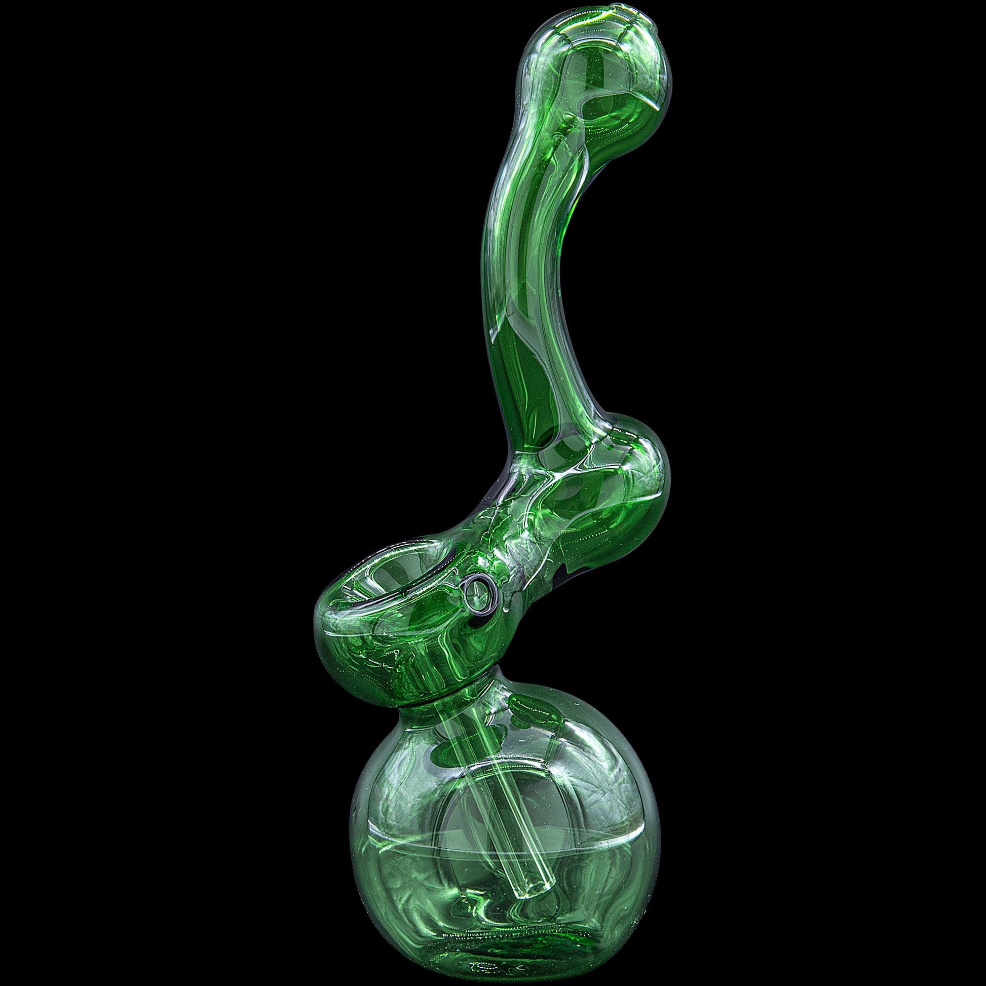 Color Raked Fumed Sherlock Bubbler Pipe (Various Colors)